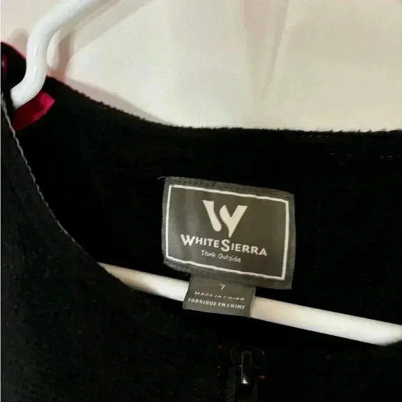 Girls size 7 white sierra brand snow suit, #F639 - Picture 3 of 4